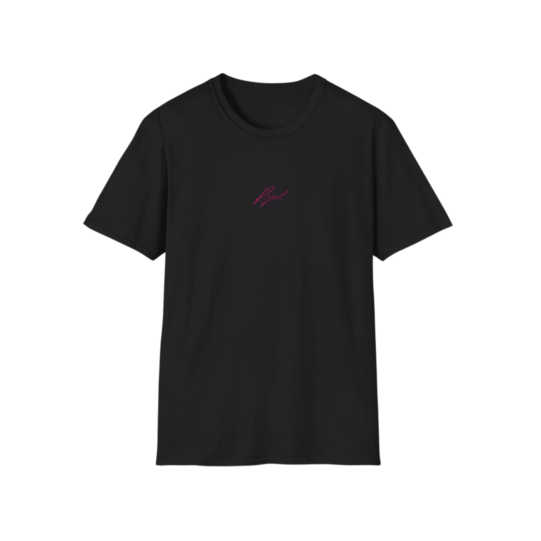 R3ject Pink Signature T-Shirt - Black