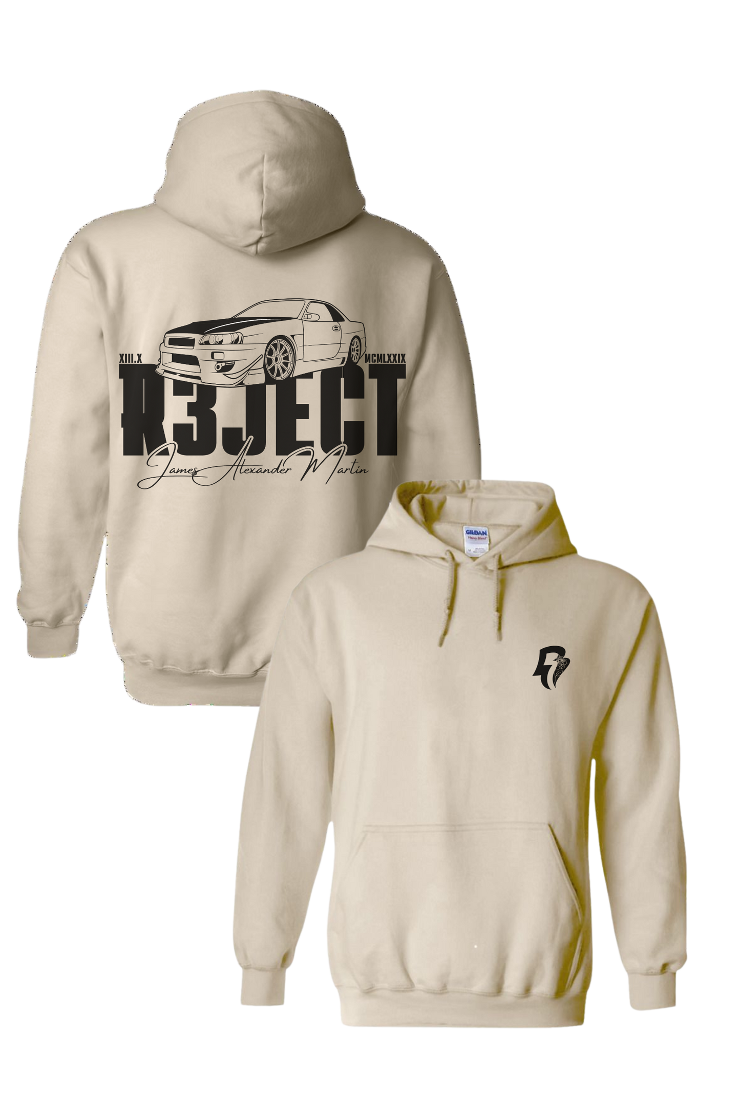 R3JECT J.A.M Skyline Sand Hoodie