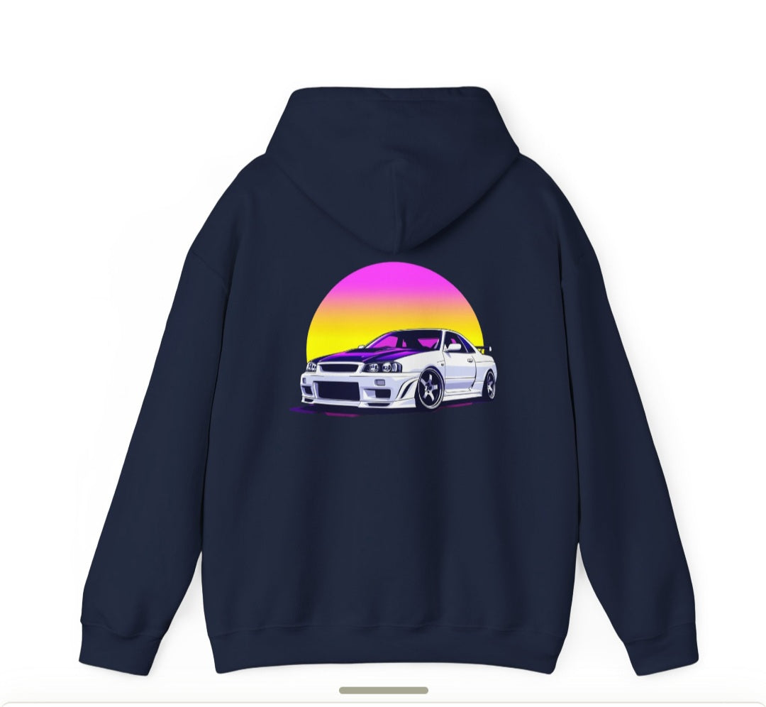 J.Lowton R34 Skyline Anniversary Hoodie
