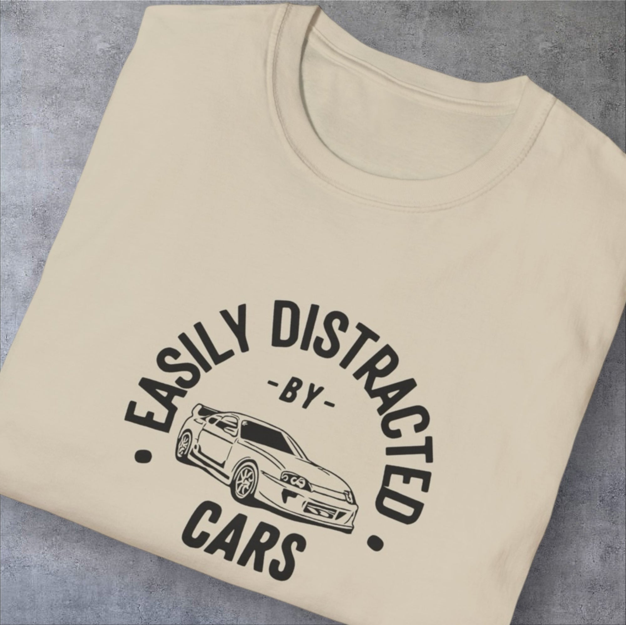 R3ject Easily Distracted by Cars - T-Shirt.