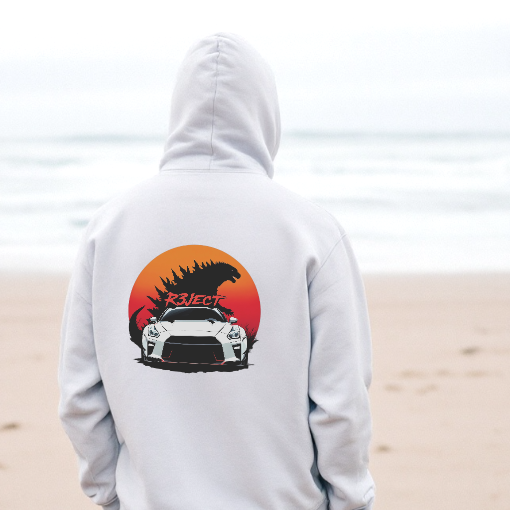 Sunset ZILLA Hoodie - White