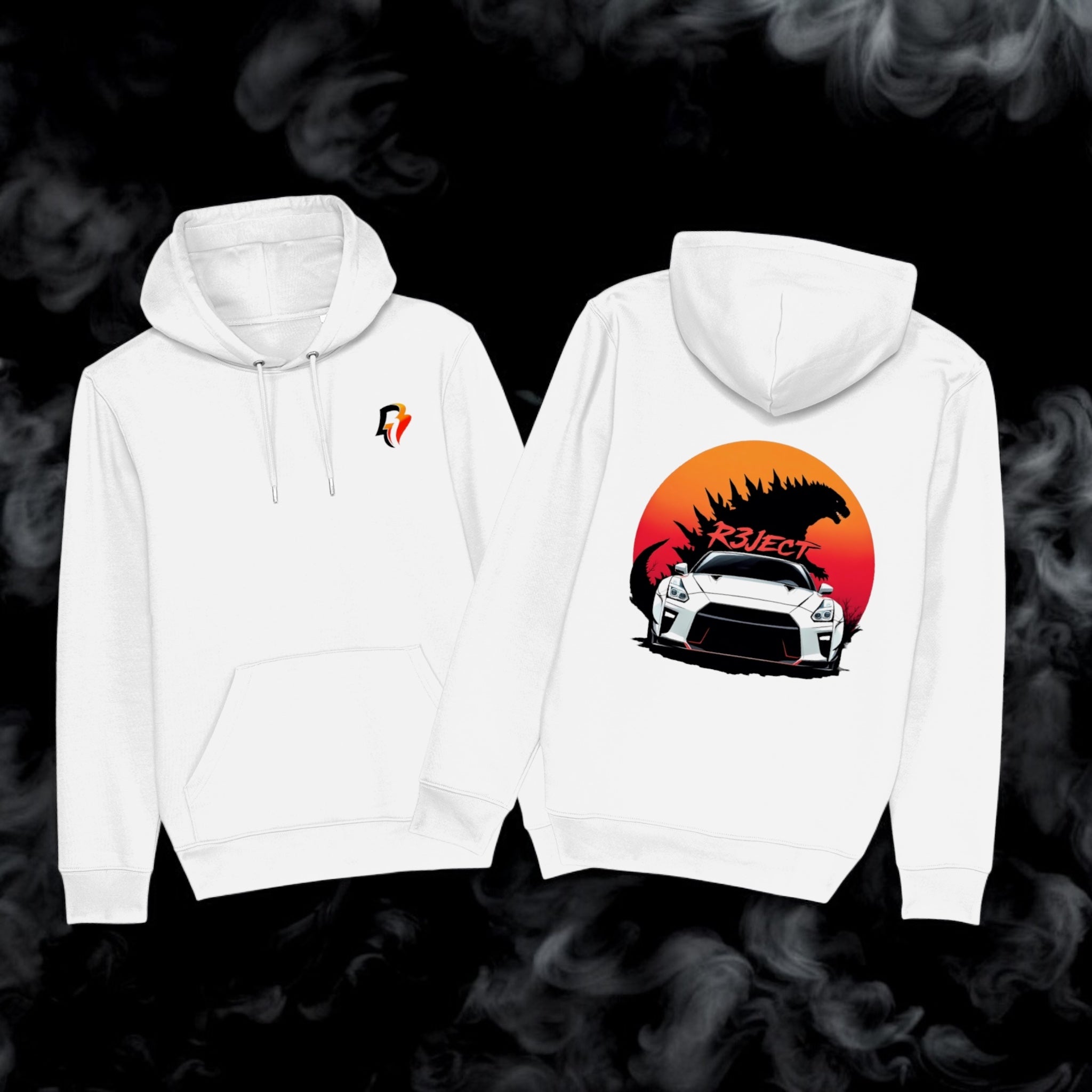 Sunset ZILLA Hoodie - White