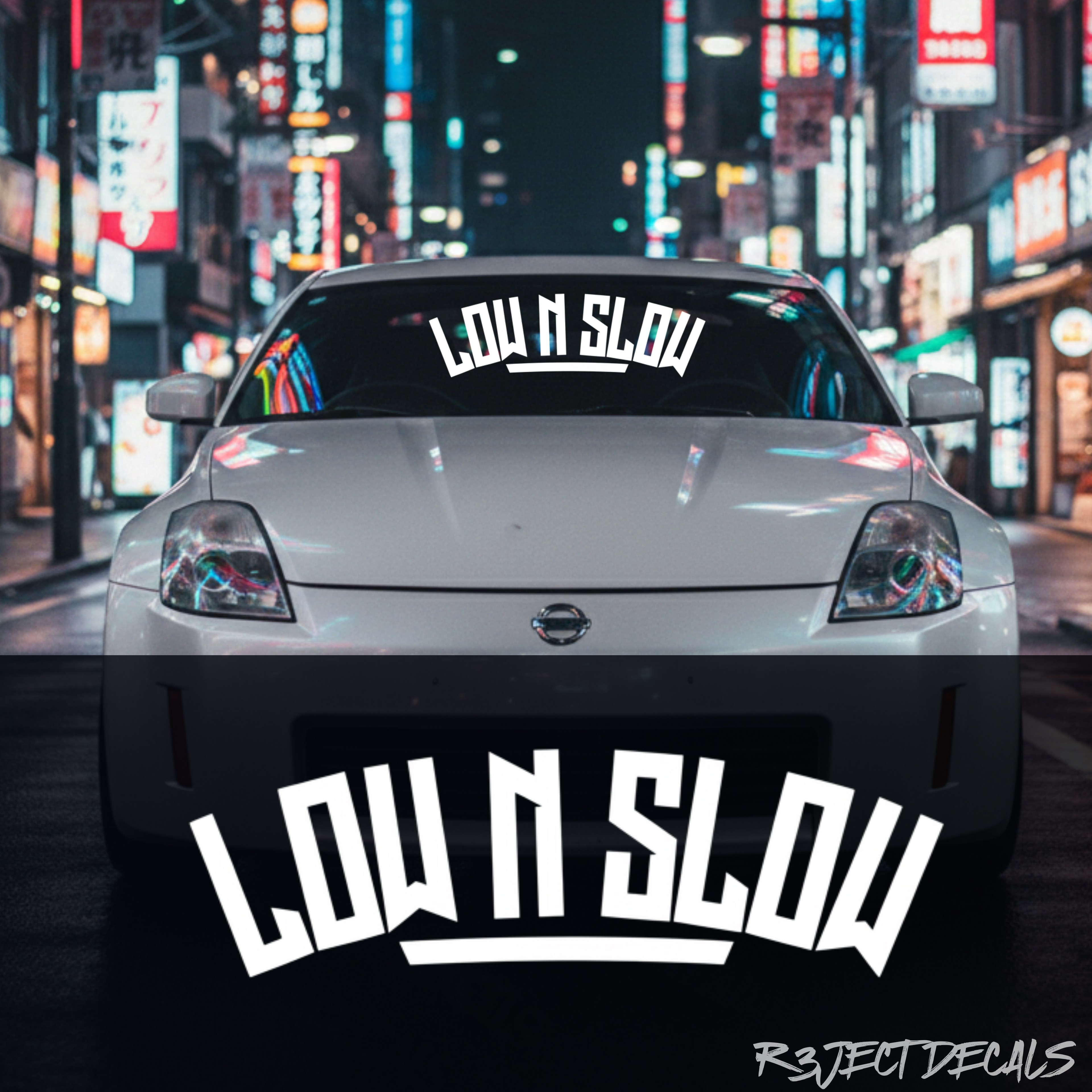 Low n Slow Car Sticker