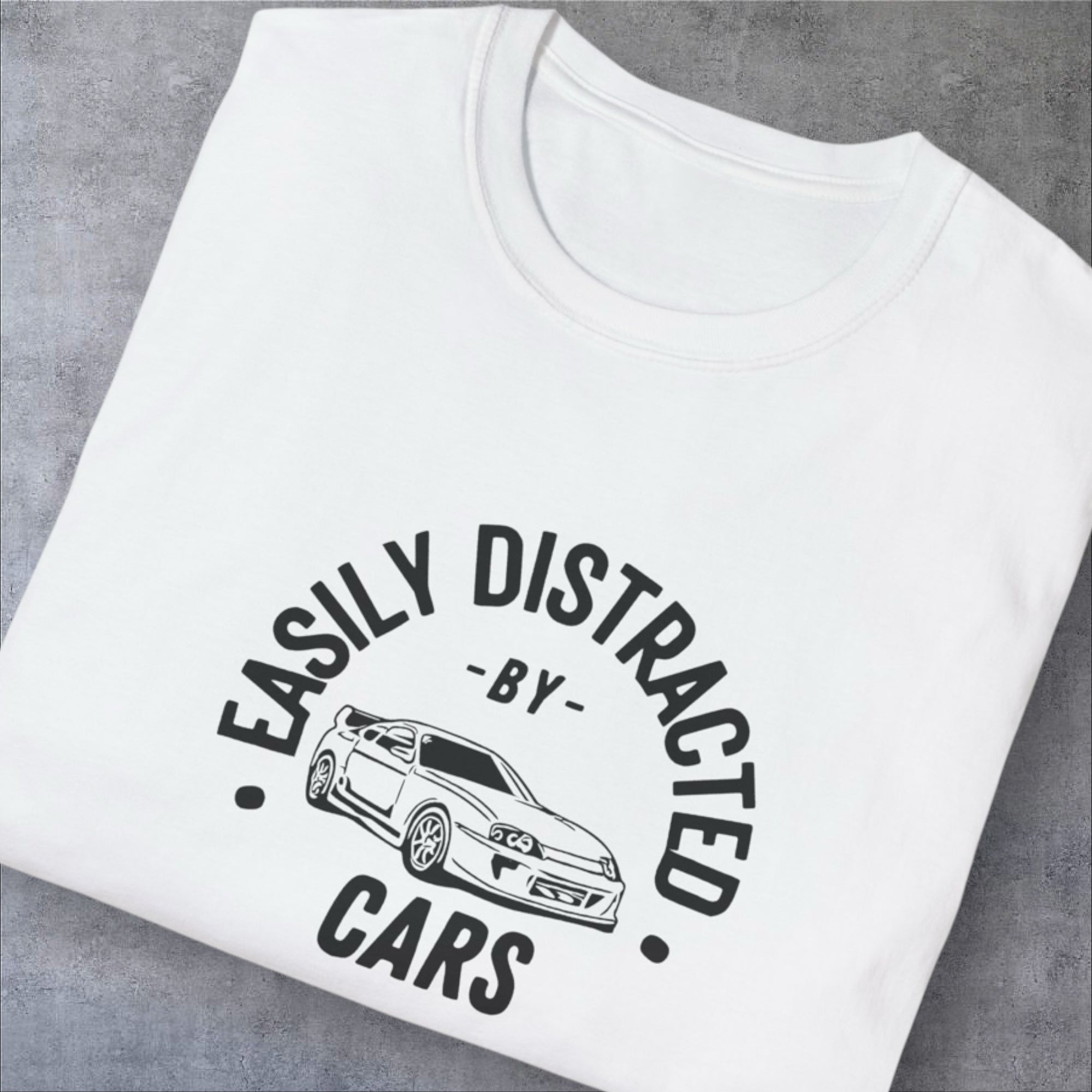 R3ject Easily Distracted by Cars - T-Shirt.