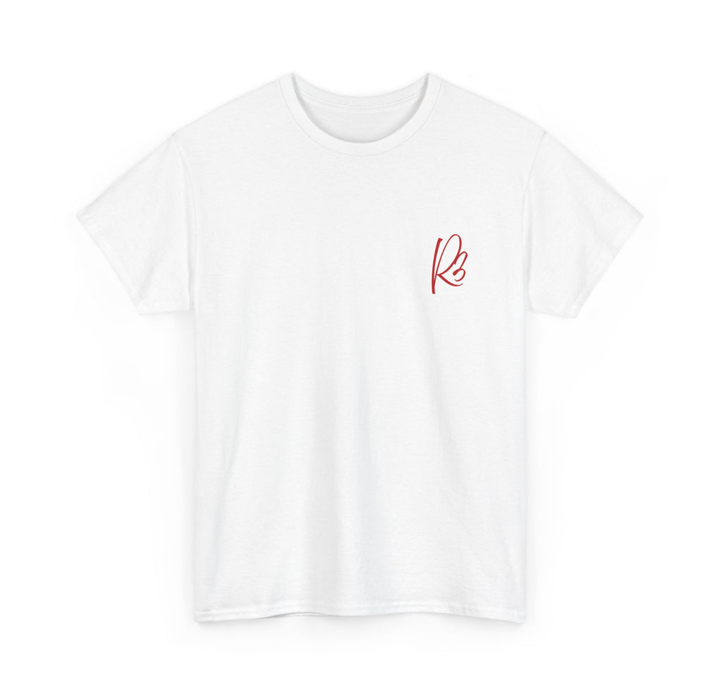 Proud to Be English T-Shirt – England St. George’s Cross with R3ject Logo (White Heavy Cotton Blend)