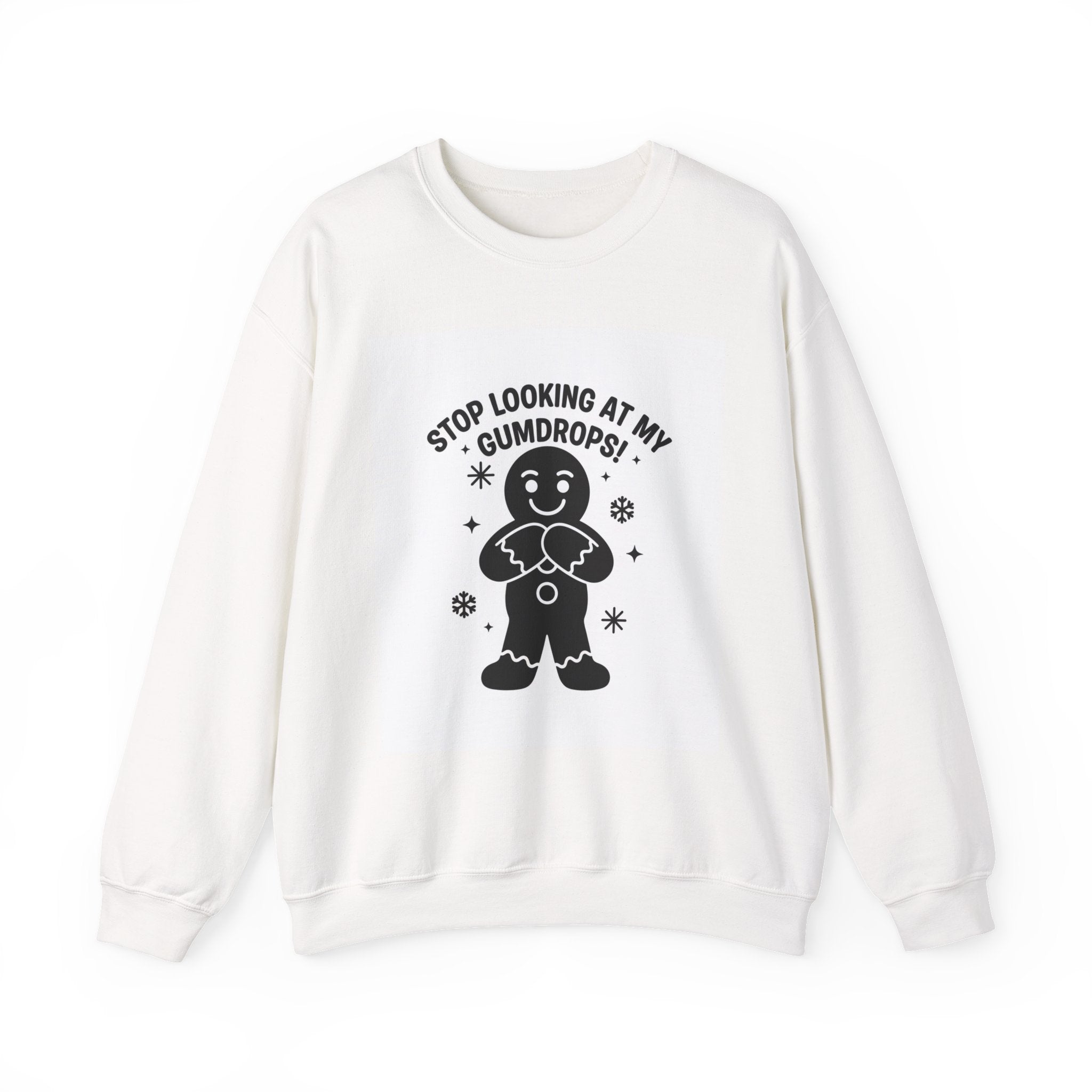 Stop looking at my gumdrops - Christmas Jumper