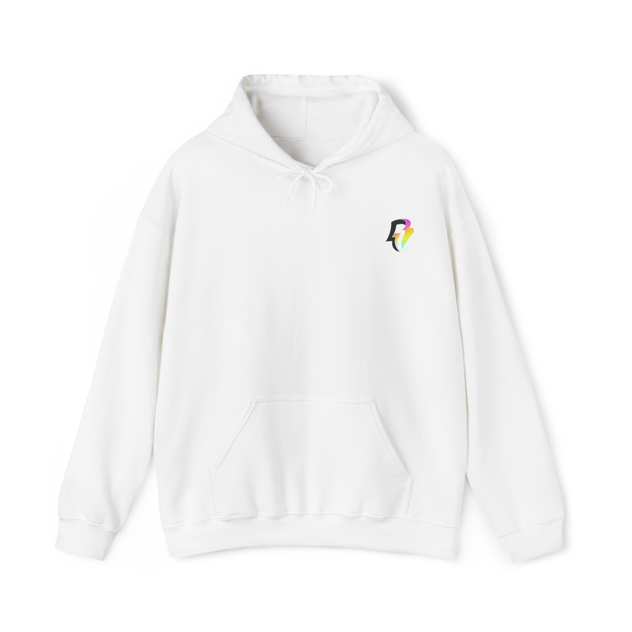 R3ject Clothing Neon Honda Drift Hoodie – White & Black