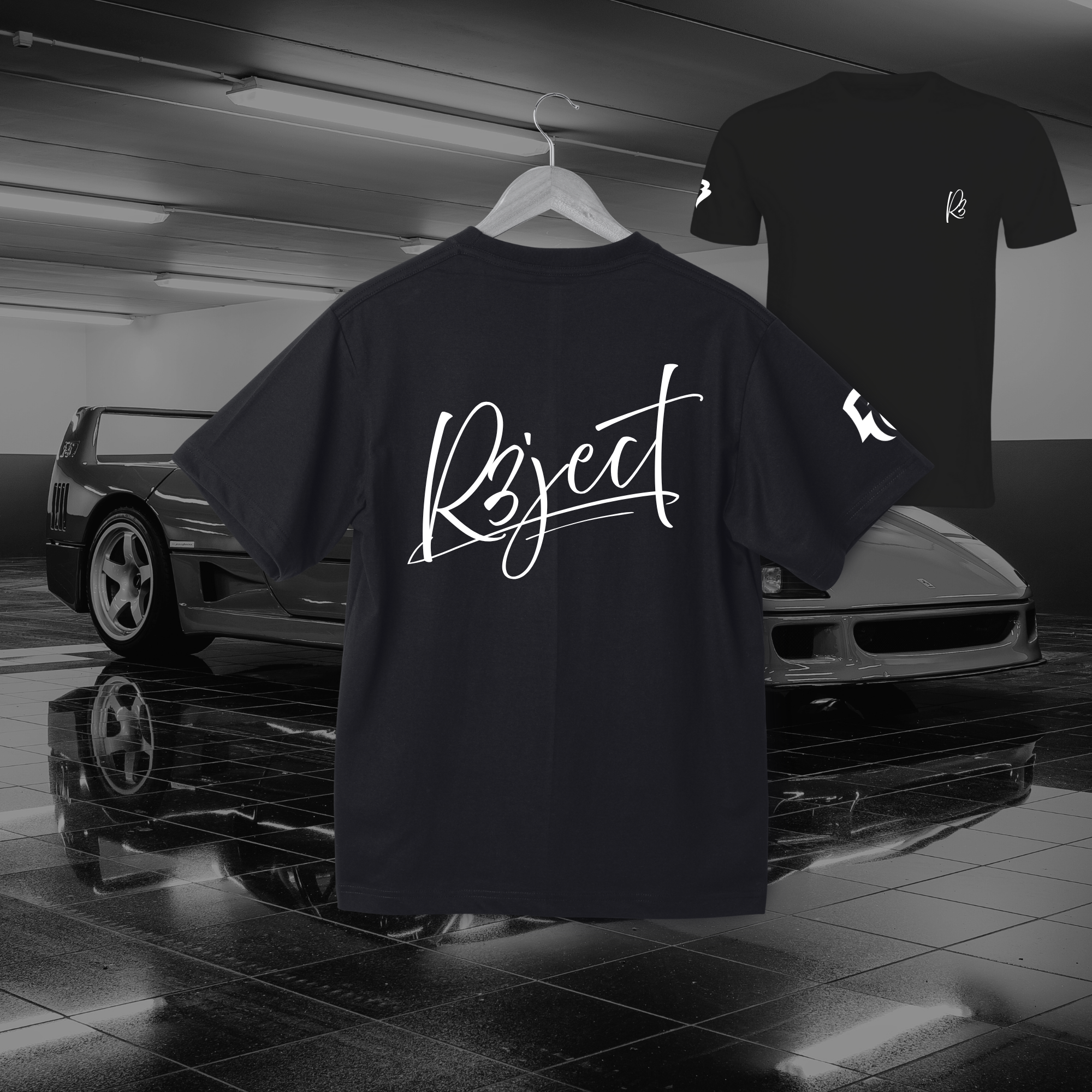 R3ject Slogan - Back Sleeve Tee