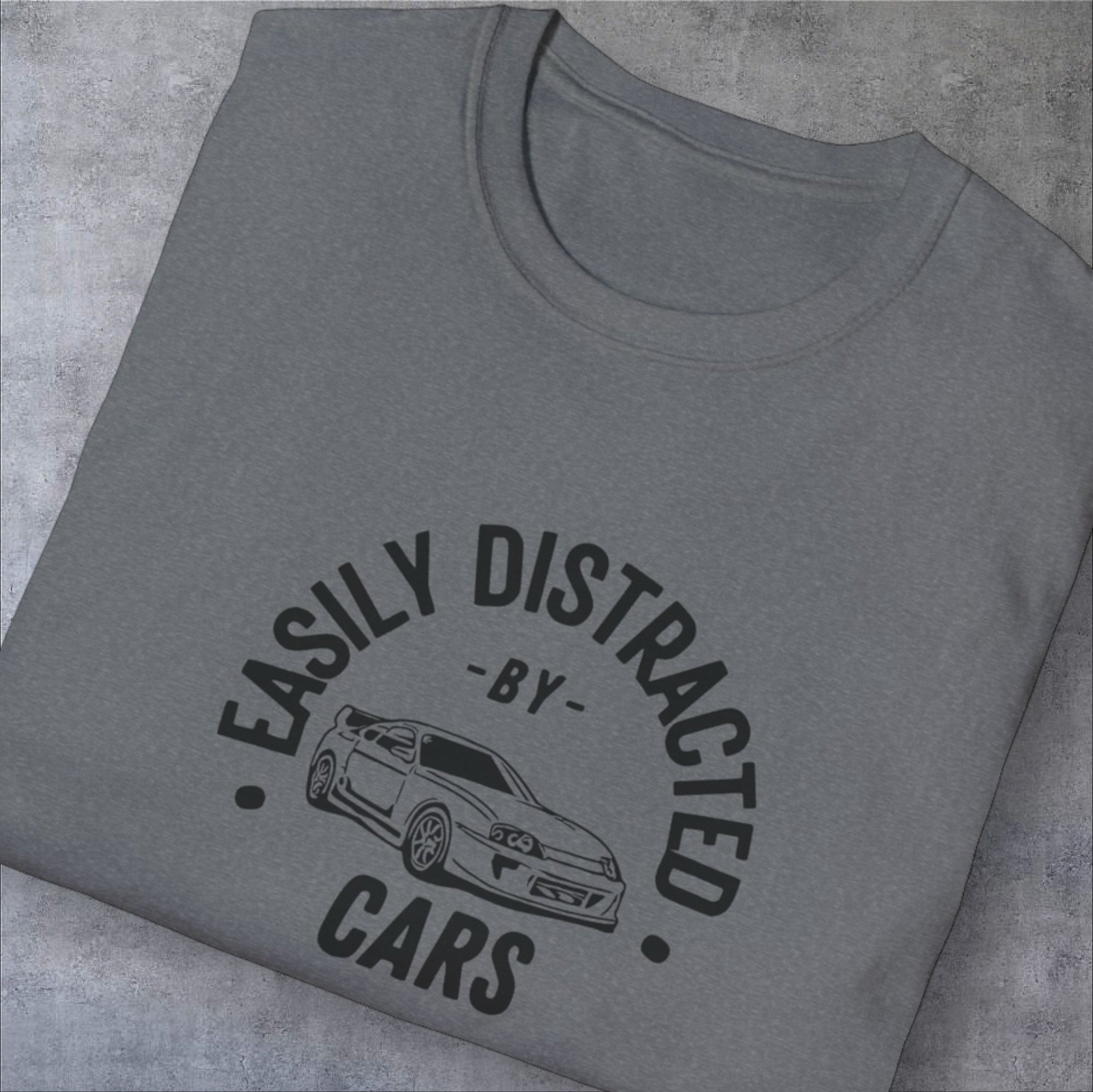 R3ject Easily Distracted by Cars - T-Shirt.