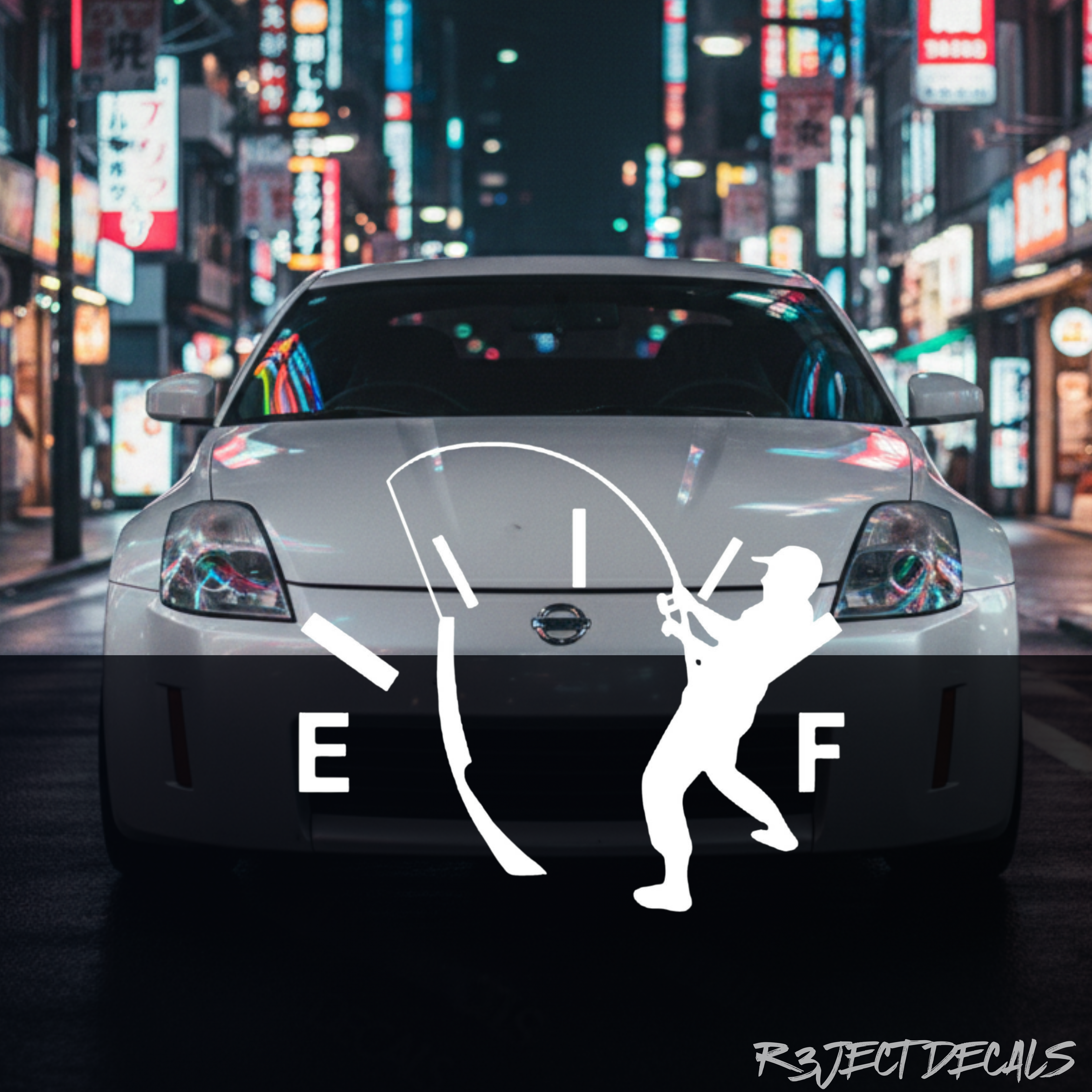 Fishing Fuel Cap Car Sticker